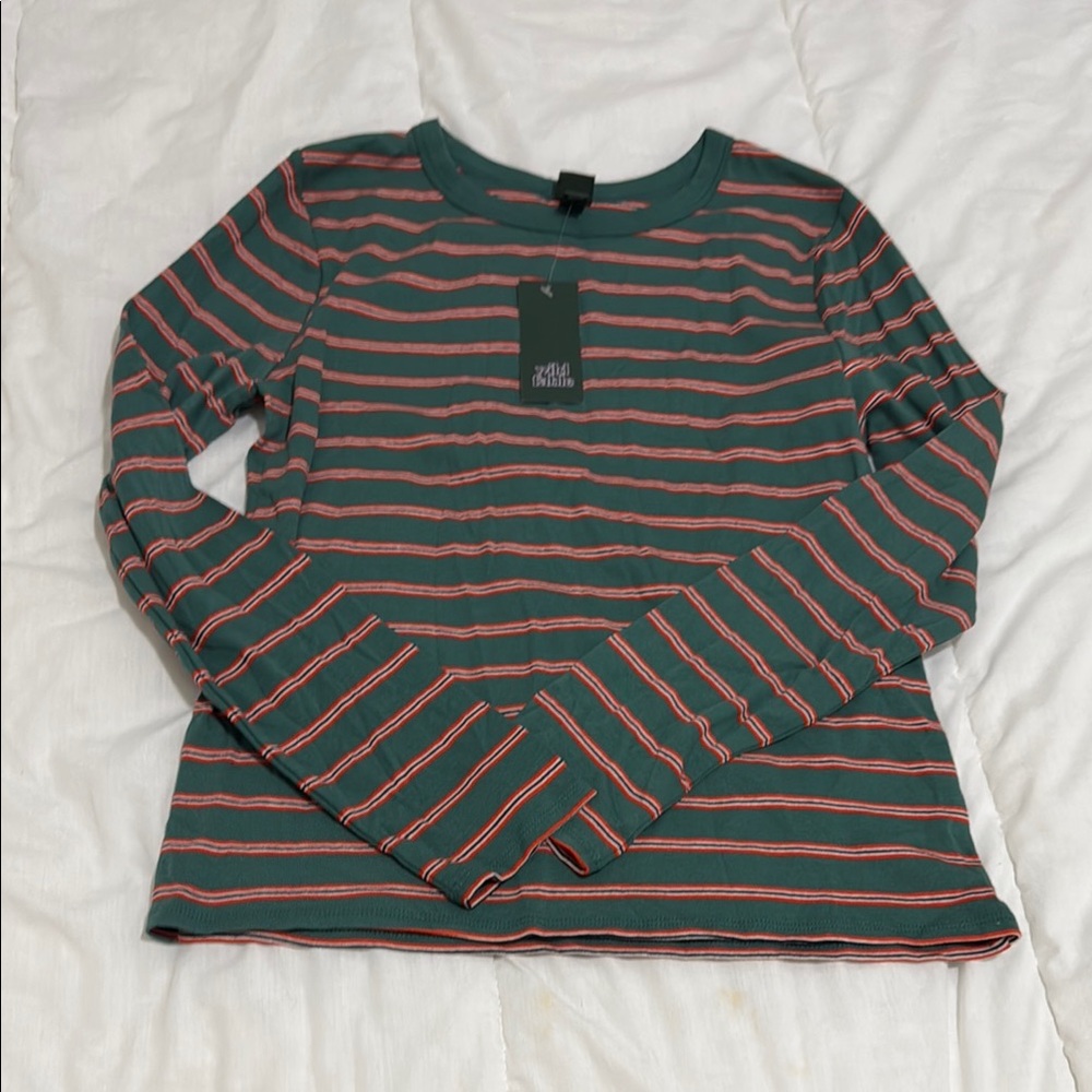 Wild Fable Striped Long Sleeve Tee NWT